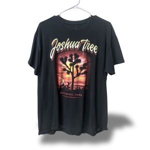 Joshua Tree National Park Graphic Tee - Sunset Desert Scene - Large